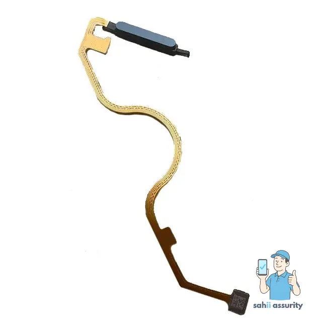 Fingerprint Sensor with Flex Cable for Tecno Pova 4 Black